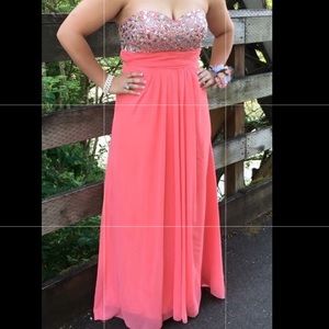 Coral/Pink Prom or Formal dress